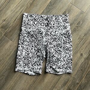 Athleta Animal Print Biker Shorts